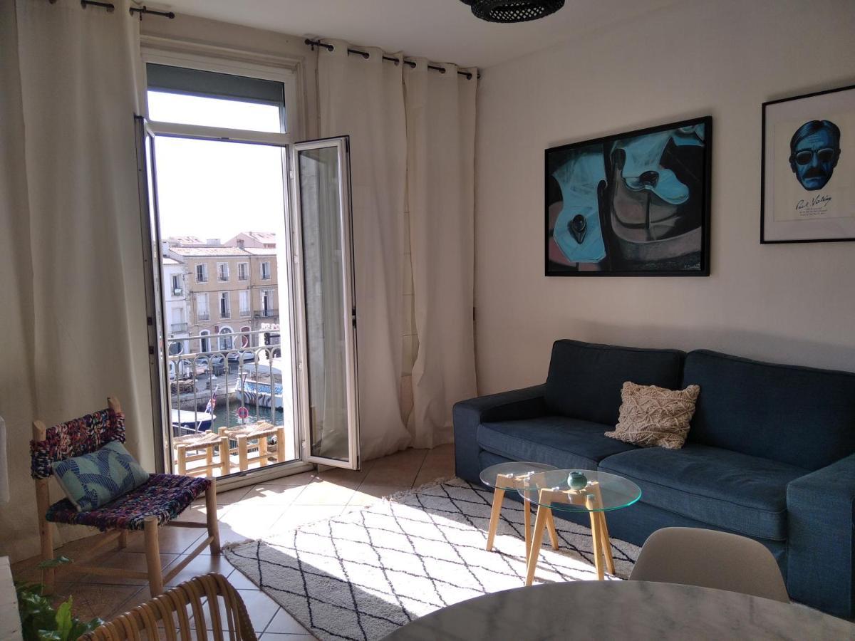 Grand T2 Au Coeur De Ville Avec Vue Sur Quais Et Mer Сет Экстерьер фото